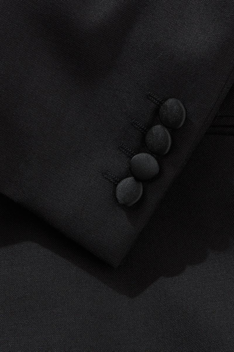 Black Peak Lapel Evening Suit - Image 7