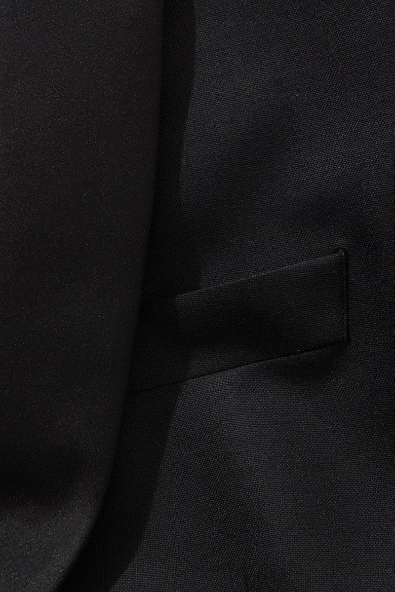 Black Shawl Collar Evening Suit - Image 5