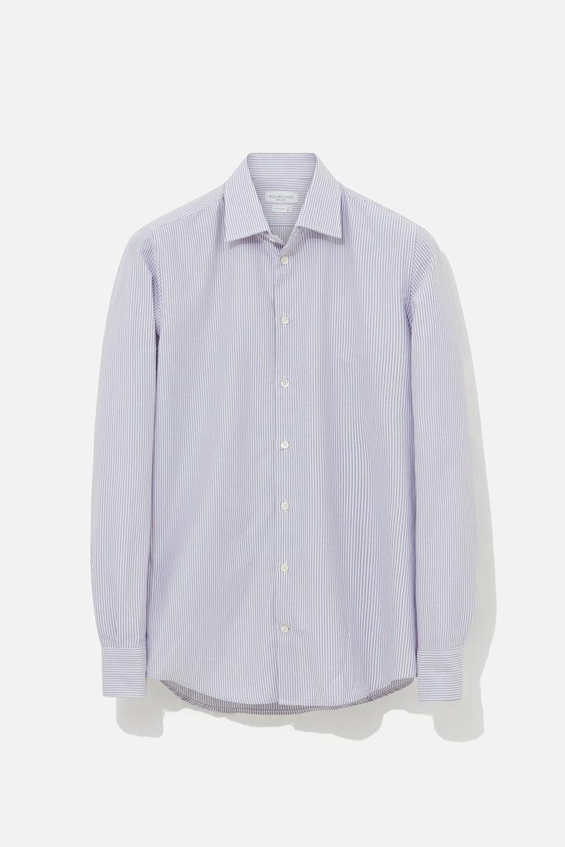 Blue Oxford Bengal in Contemporary Shirt - Image 2
