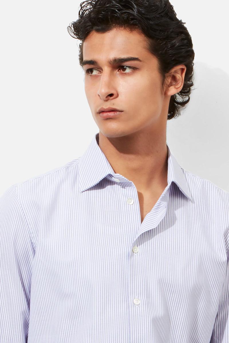 Blue Oxford Bengal in Contemporary Shirt - Image 3