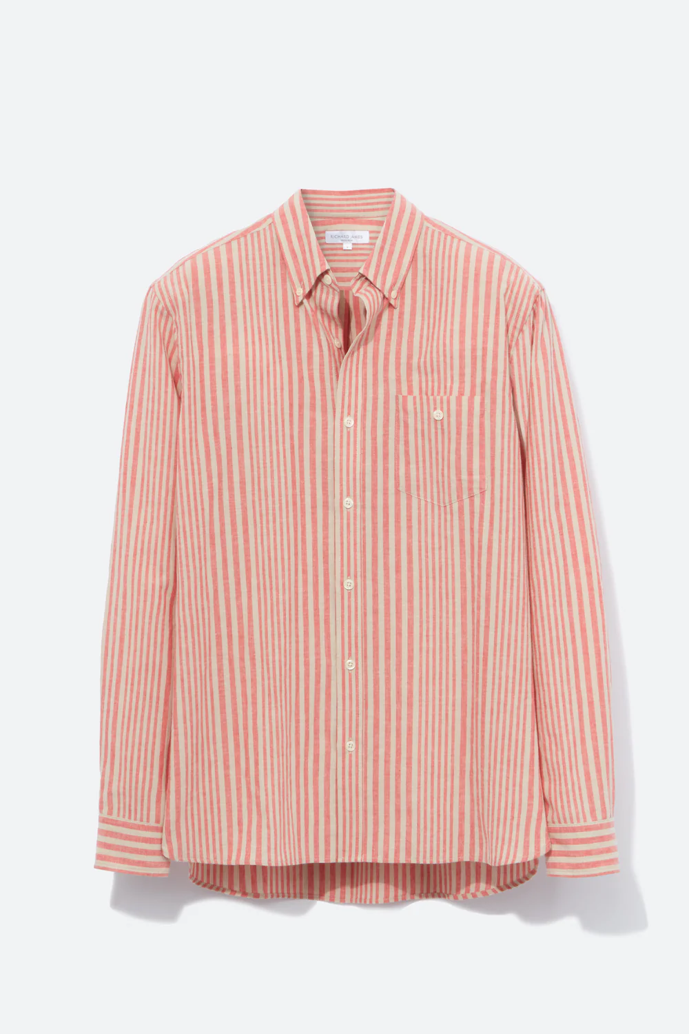 Button-Down Shirt – Pink Multi Stripe - Image 2