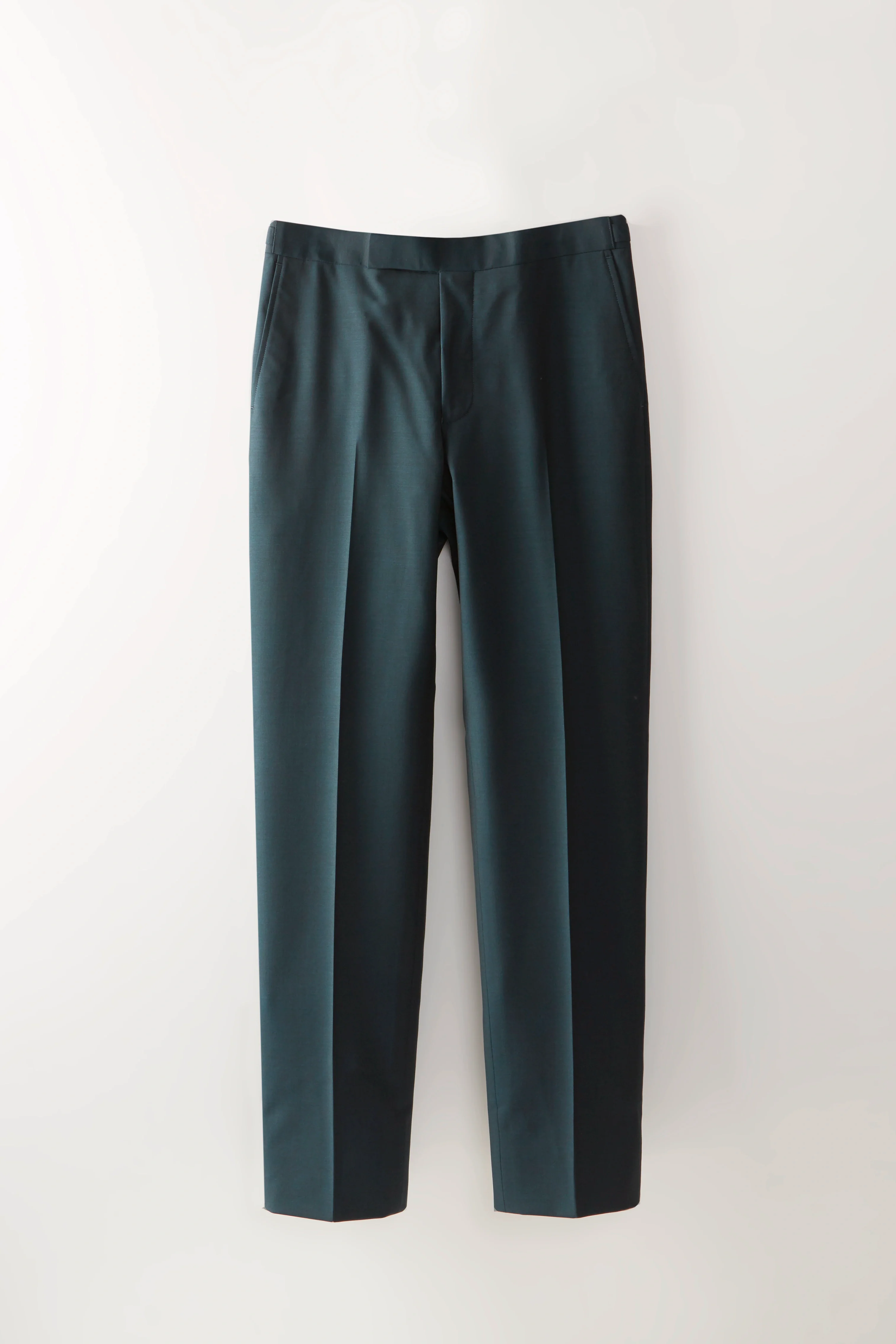 Chapman Trousers – Dark Teal Wool & Mohair