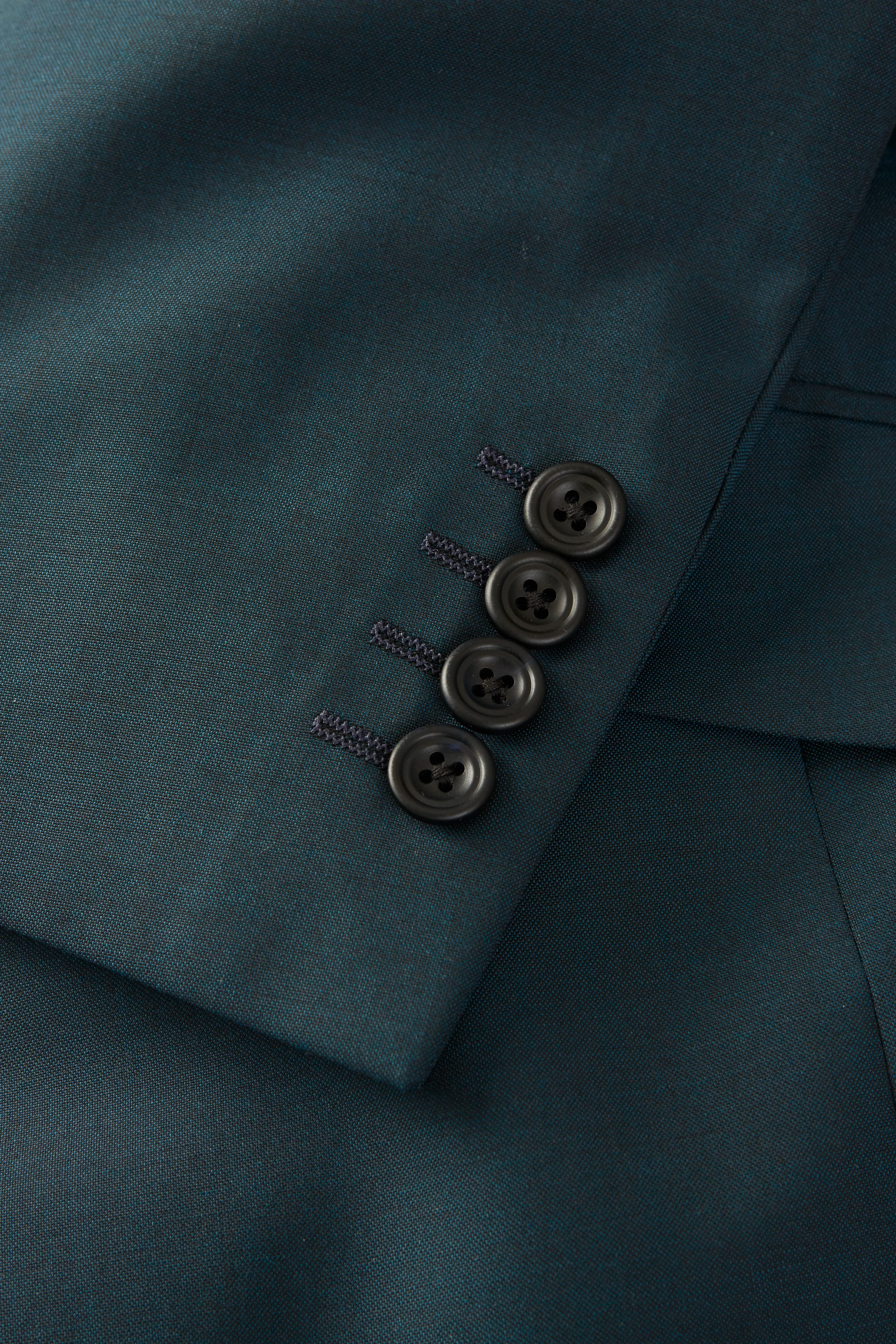 Chapman Suit – Dark Teal Wool & Mohair - Image 3