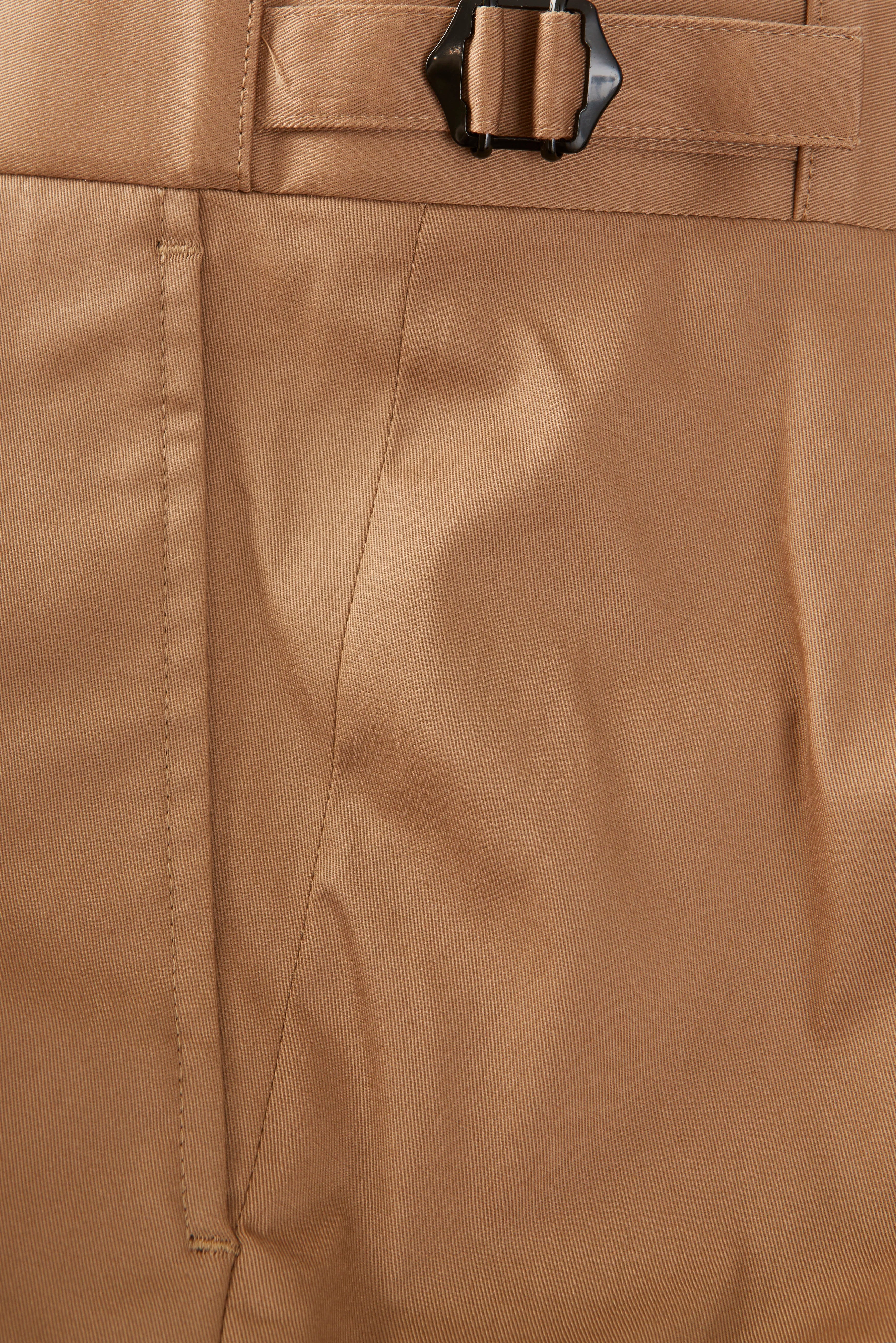 Chapman Trousers – Tan Stretch Cotton Twill - Image 2