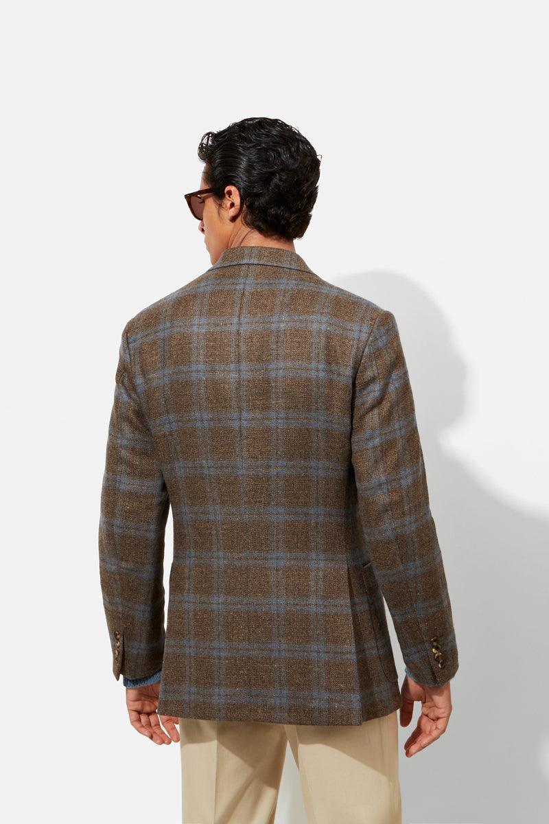 Chapman Jacket - Check Wool and Silk Blend Jacket - Image 2