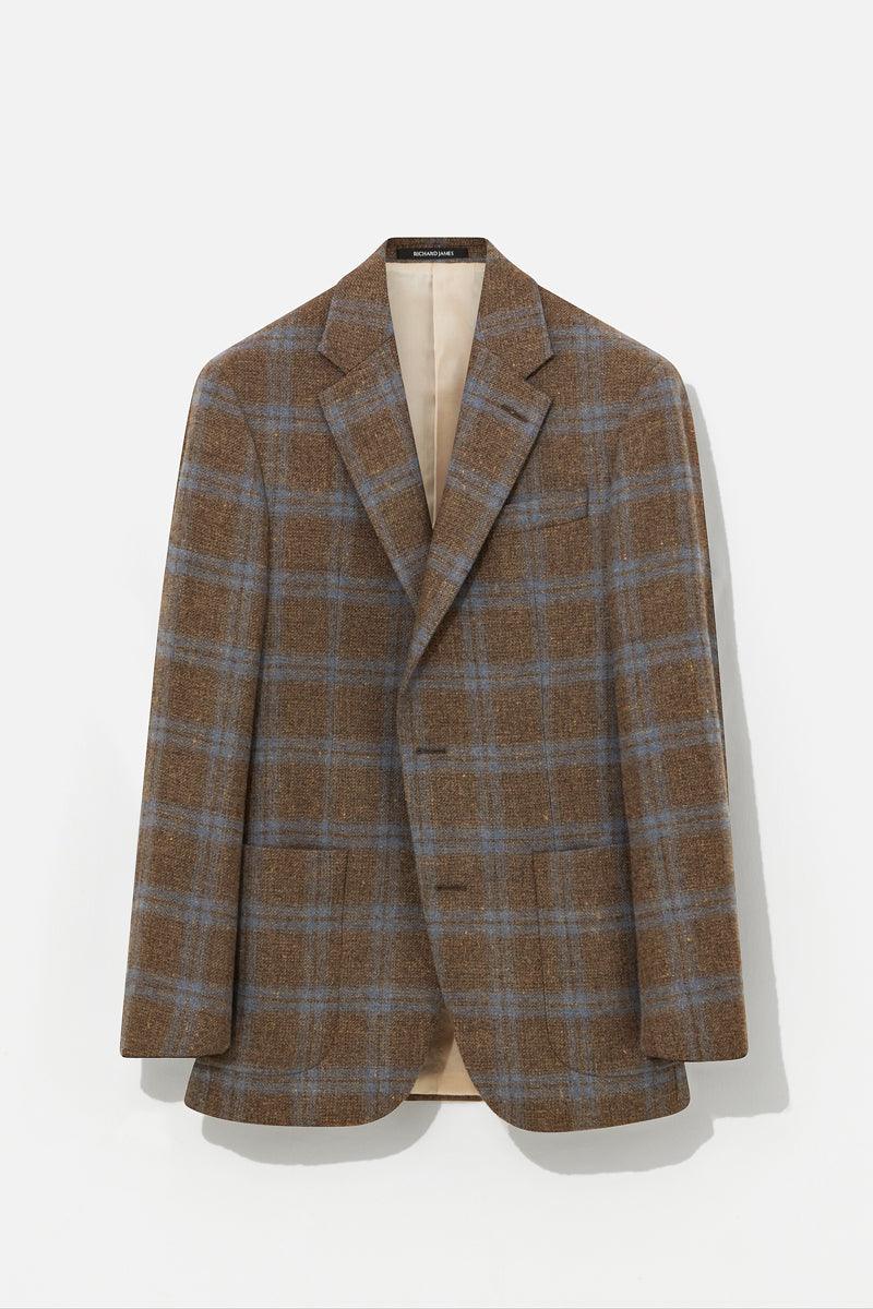 Chapman Jacket - Check Wool and Silk Blend Jacket - Image 3