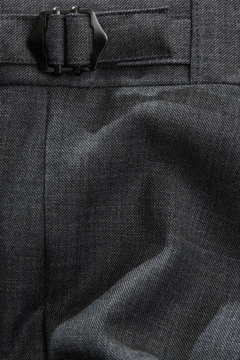Grey Classic Sharkskin Trousers - Image 4