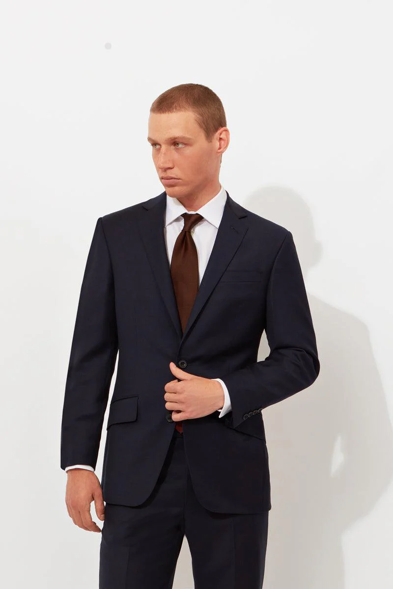 Navy Classic Twill Jacket