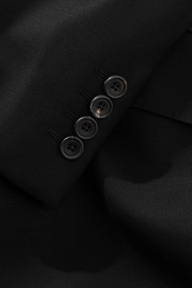 Black Classic Twill Jacket - Image 5