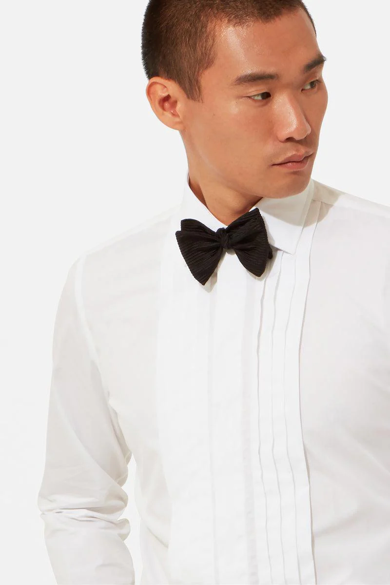 Contemporary Pleated Evening Shirt - Image 3