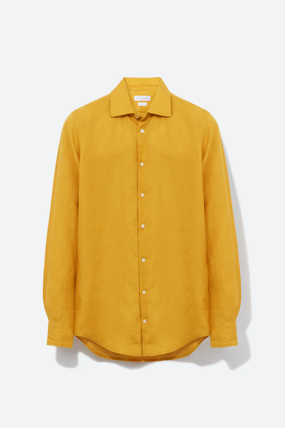 Contemporary Shirt – Gold Linen - Image 2