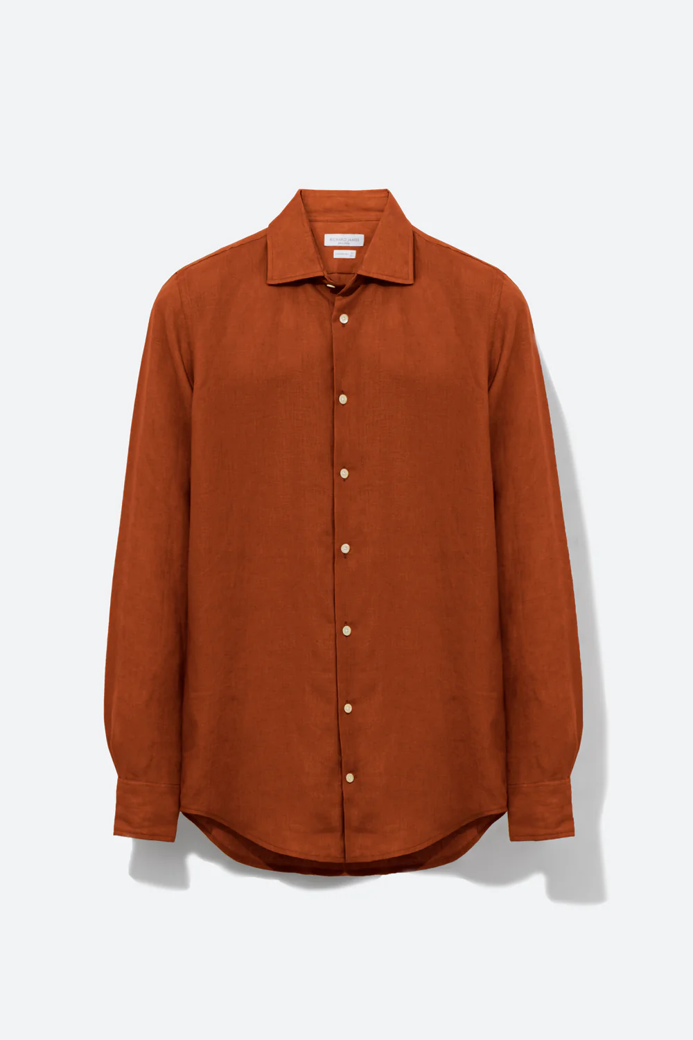 Contemporary Shirt – Tobacco Linen - Image 2