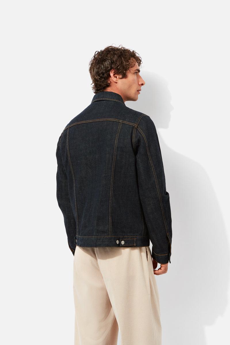 Denim Jacket - Indigo Japanese Selvedge Denim - Image 2