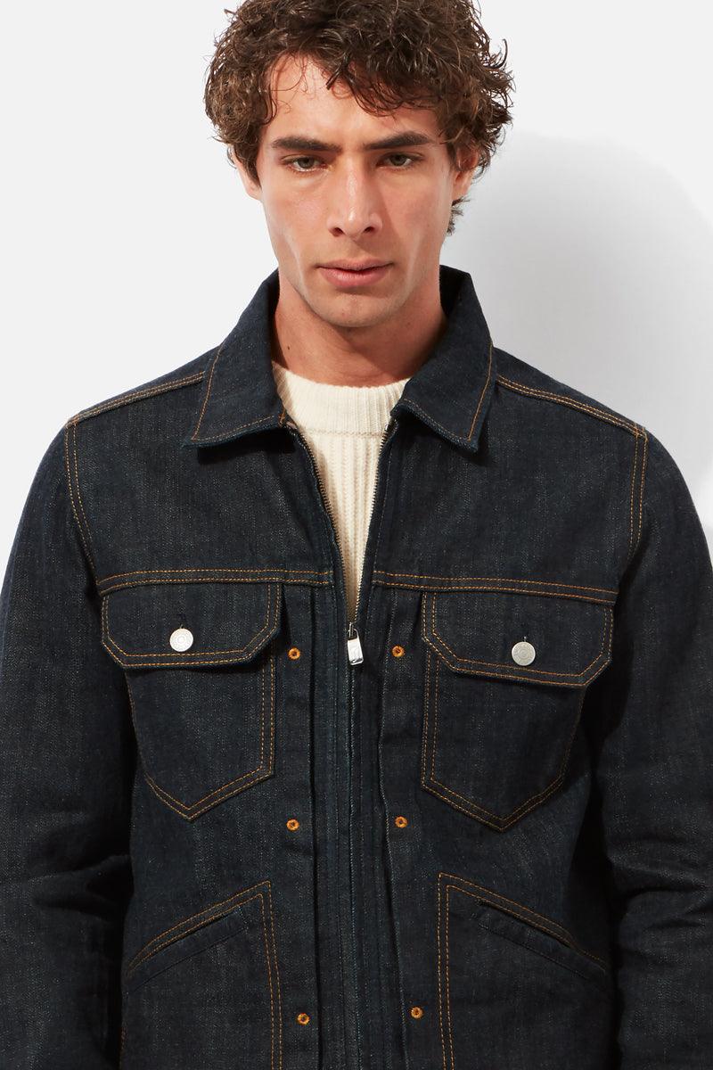 Denim Jacket - Indigo Japanese Selvedge Denim - Image 4