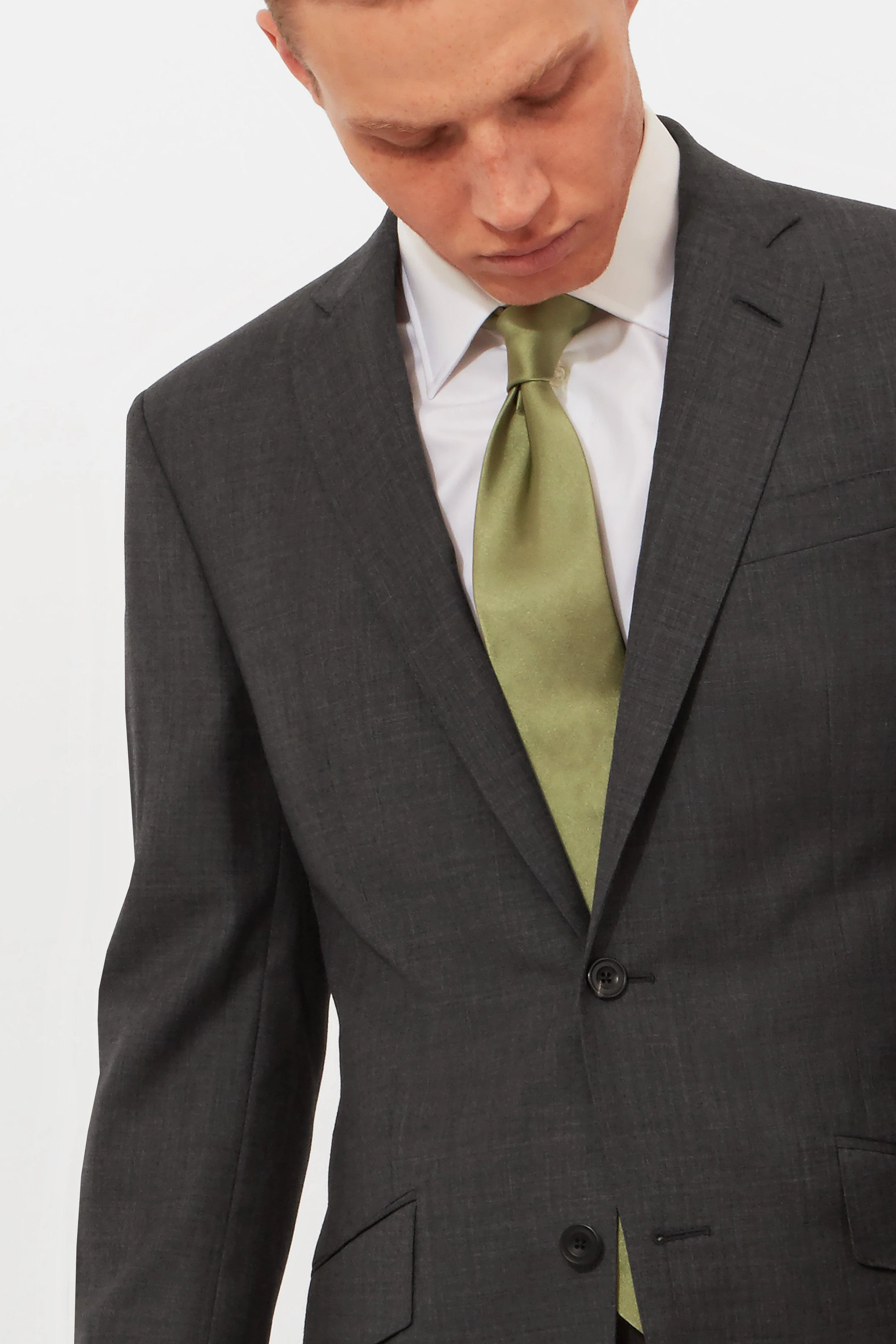 Grey Sharkskin Suit - Image 4