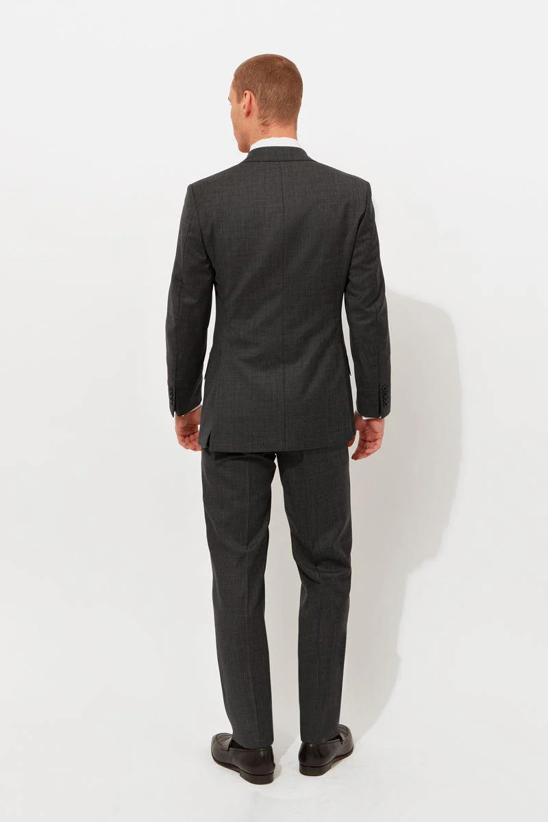 Grey Sharkskin Suit - Image 7