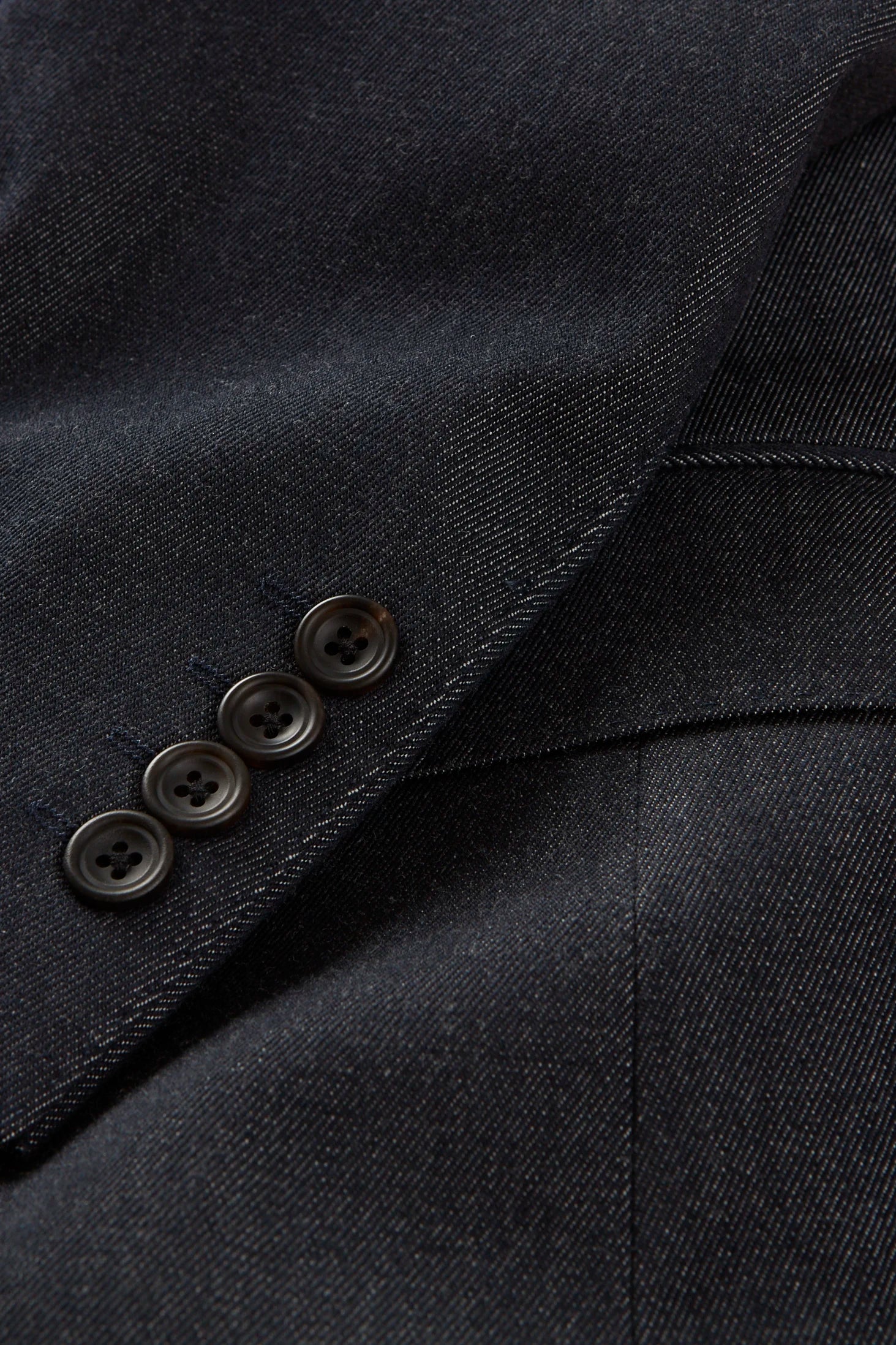 Chapman Jacket – Indigo Cotton & Wool Denim - Image 2