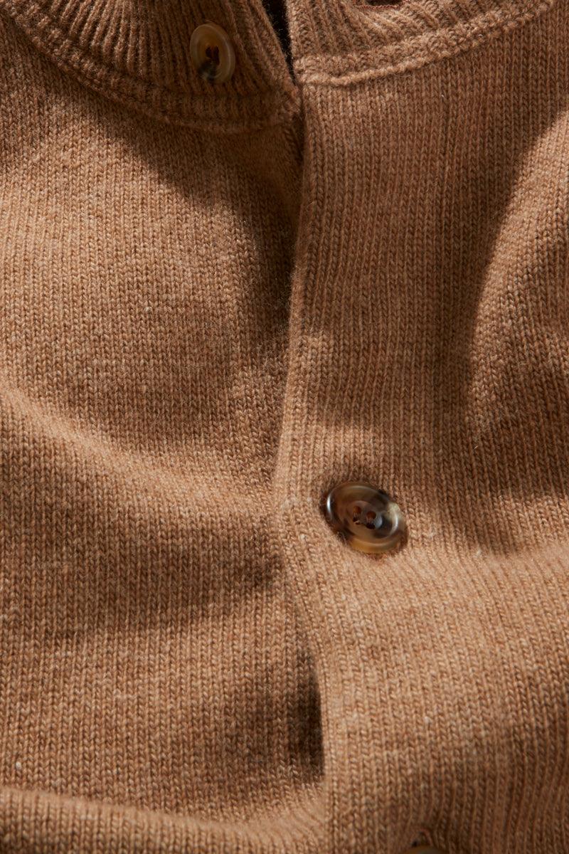 Knitted Bomber - Camel Wool & Cashmere - Image 4