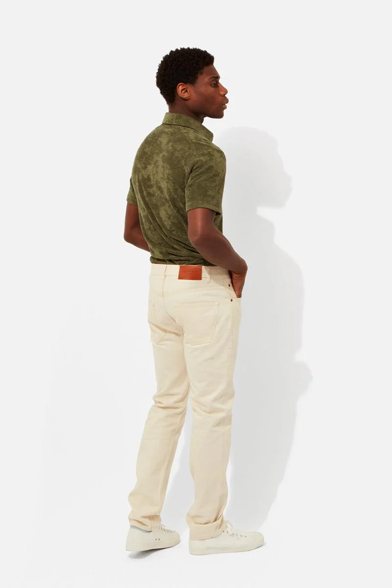 Off White Selvedge Jeans - Image 3