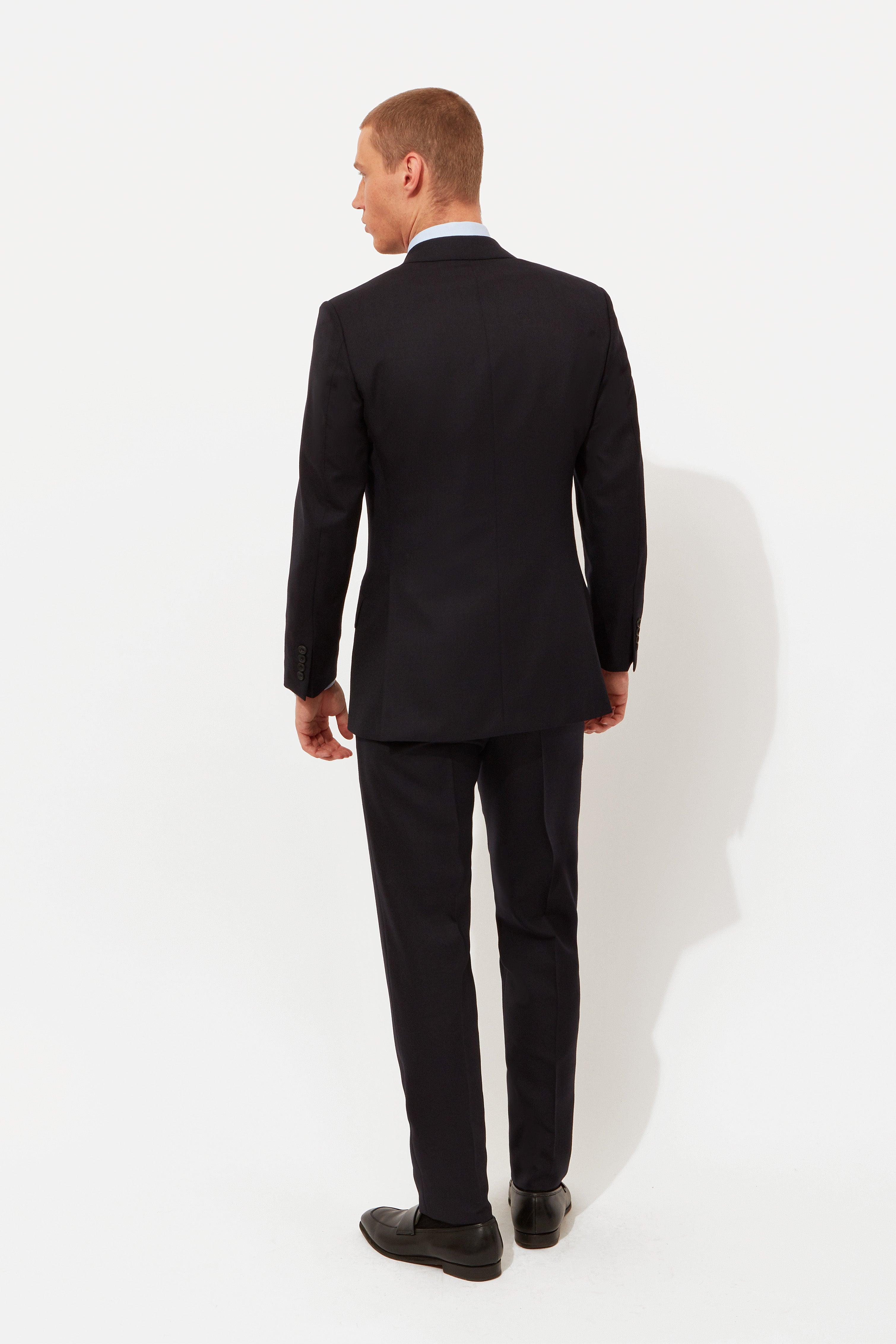 Navy Plainweave Suit - Image 2