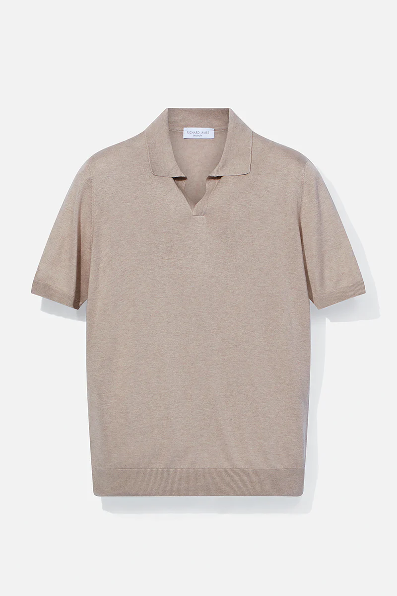 Polo Shirt – Sand Silk - Image 2