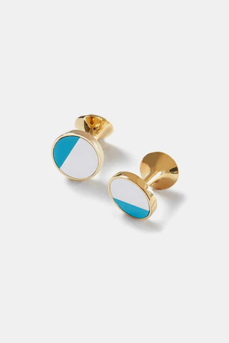Split Disc Cufflinks