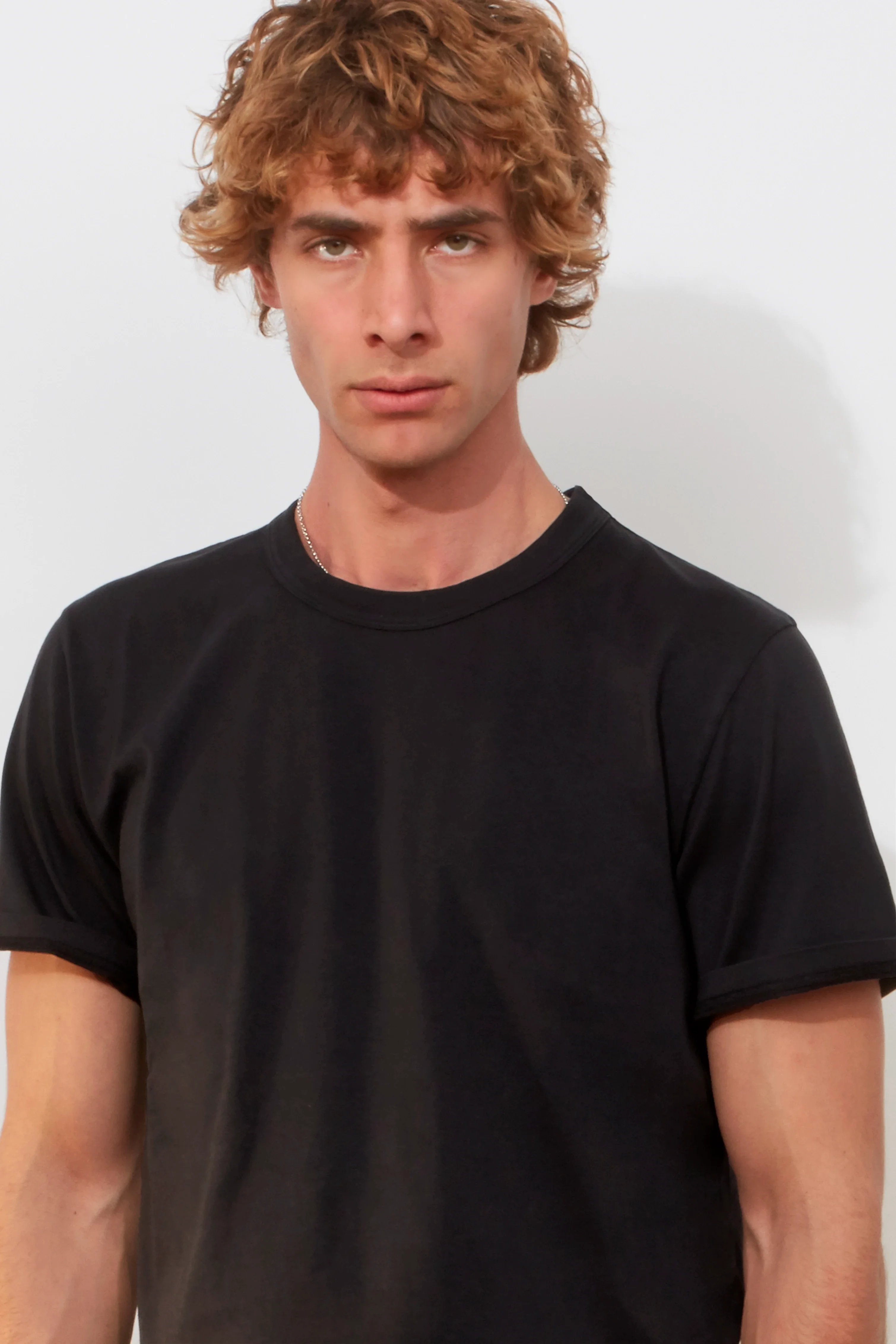 T-Shirt – Black Cotton - Image 2