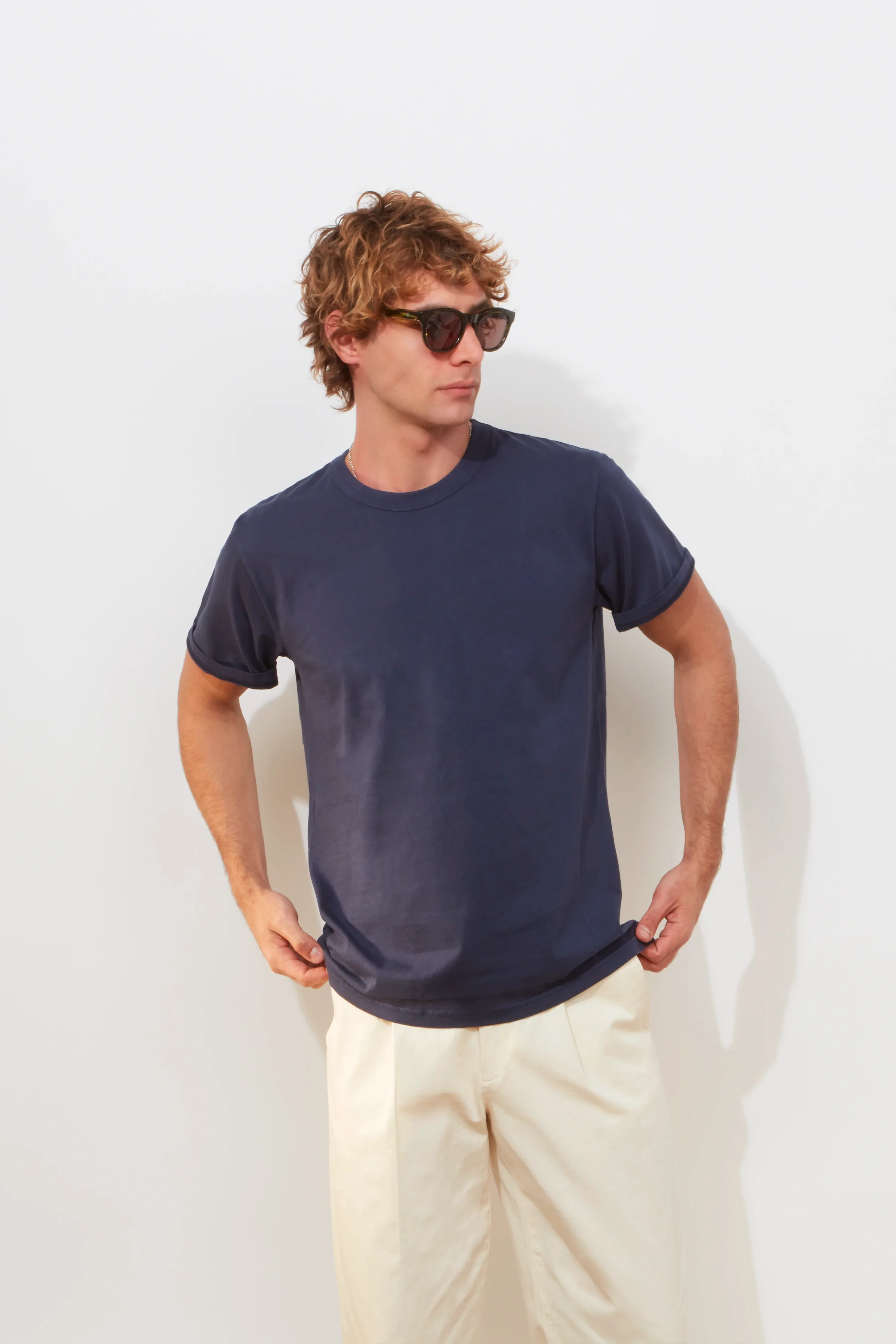 T-Shirt – Navy Cotton