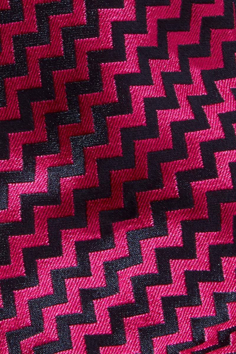 TIE – MAGENTA ZIGZAG - Image 2