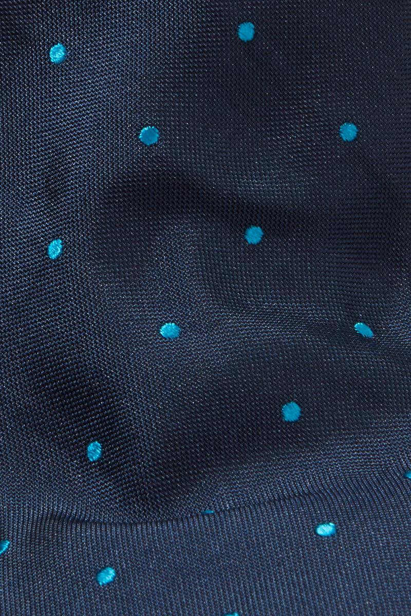 TIE – TEAL & BLUE SMALL SPOT - Image 2