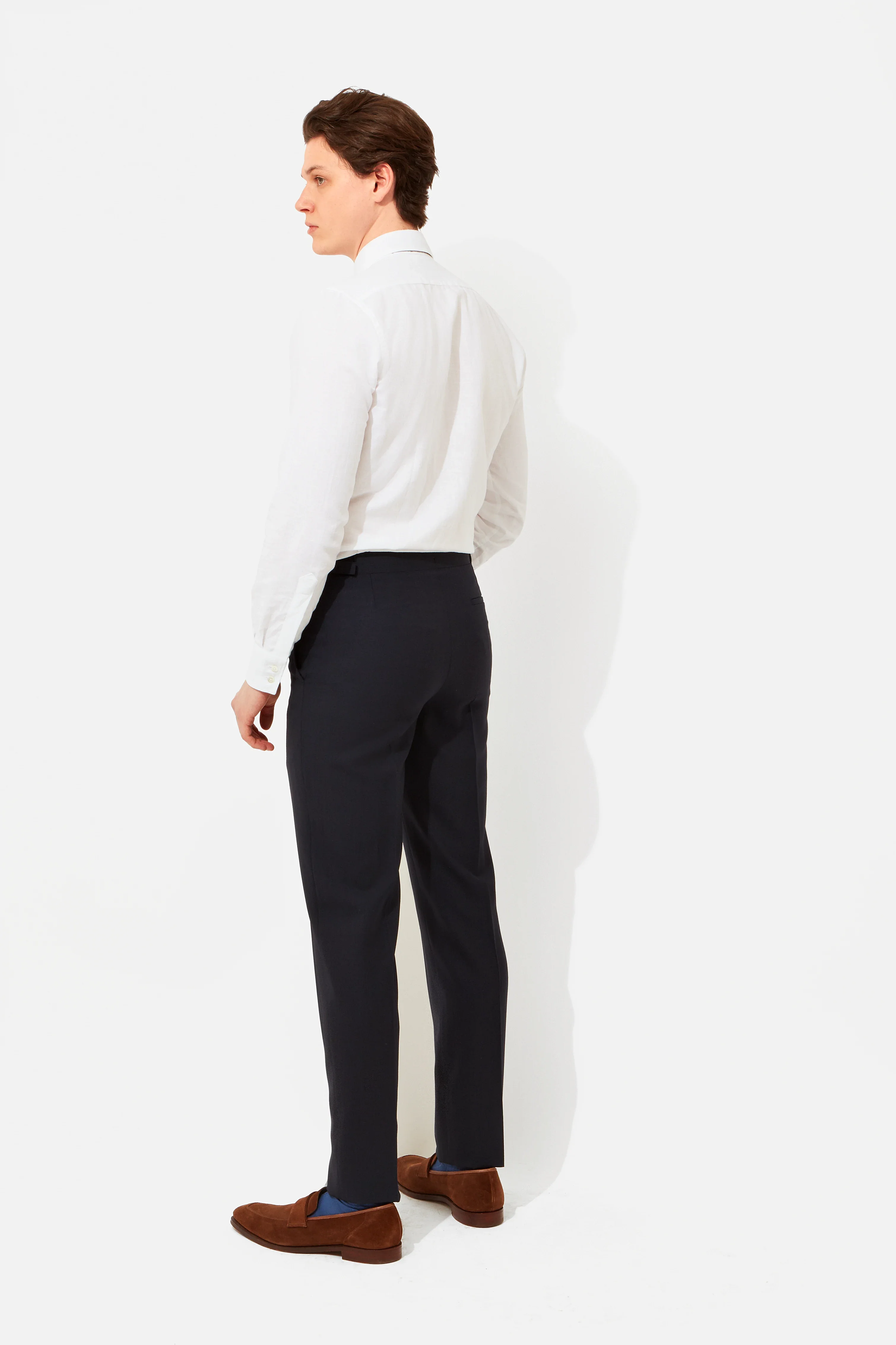 Trousers - Navy Voyager Wool - Image 2
